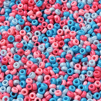 Baking Paint Glass Seed Beads SEED-P006-03A-12-1
