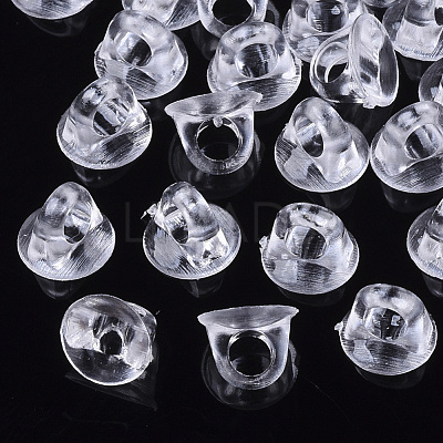 Transparent AS Plastic Charm Base Settings FIND-T064-006B-01-1