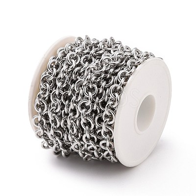 Tarnish Resistant 304 Stainless Steel Rolo Chains CHS-H013-07P-1
