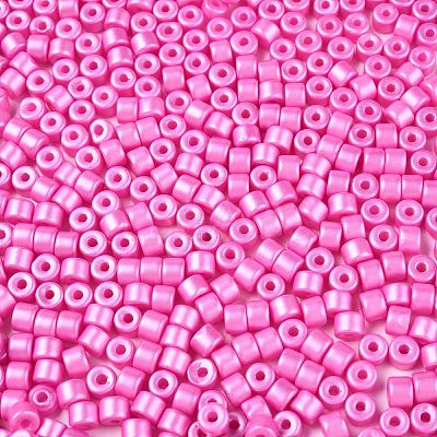 Baking Paint Pearlized Glass Seed Beads SEED-T008-03K-1