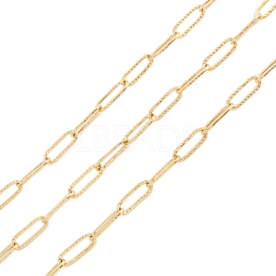 304 Stainless Steel Paperclip Chains CHS-O011-02G-1