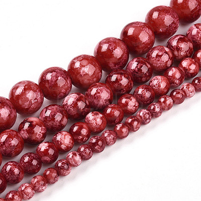 Baking Paint Glass Beads X1-DGLA-N003-8mm-A02-1