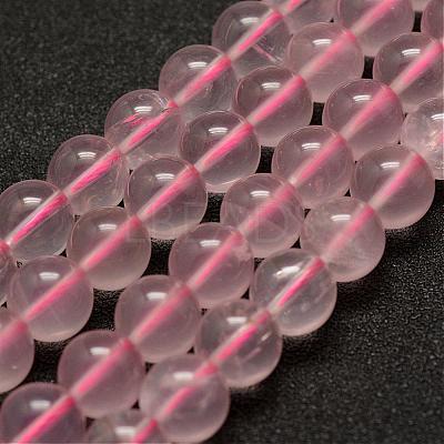 Natural Rose Quartz Beads Strands G-E375-6mm-01-1