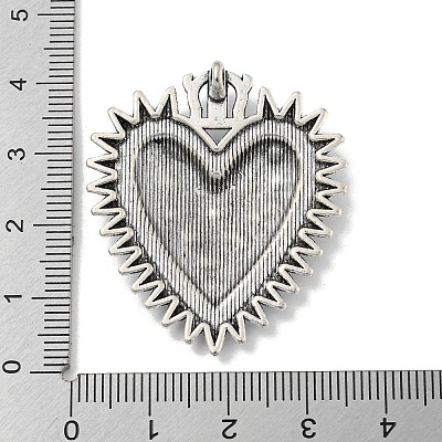 Tibetan Style Alloy Pendants TIBE-L013-08AS-05-1