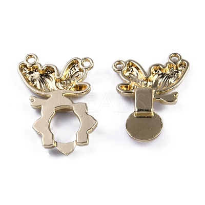 Alloy Snap Lock Clasps FIND-WH0048-67C-1