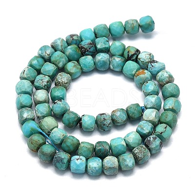 Natural HuBei Turquoise Beads Strands G-G106-G01-02-1