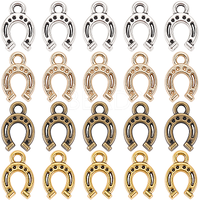 100Pcs Tibetan Style Alloy Pendants FIND-SC0023-11A-1