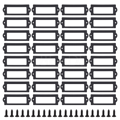 40Pcs Iron Label Frame FIND-MA0001-20EB-1