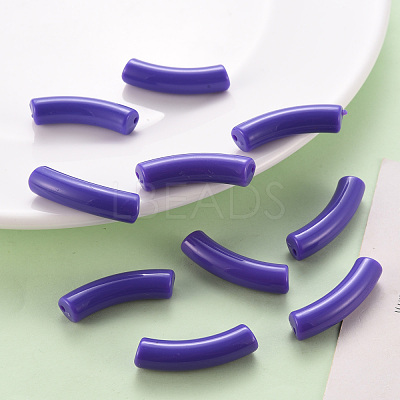 Opaque Acrylic Beads MACR-S372-002B-S017-1