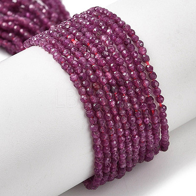 Natural Ruby Beads Strands X-G-K366-C09-2mm-1