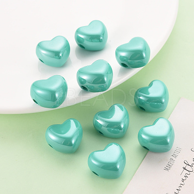 Opaque Acrylic European Beads MACR-S372-03B-68-1