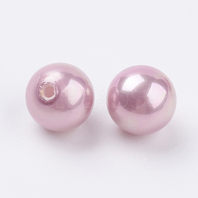 Shell Pearl Half Drilled Beads BSHE-G016-8mm-02-1