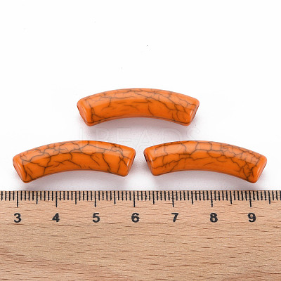 Opaque Crackle Acrylic Beads MACR-S372-002N-008-1