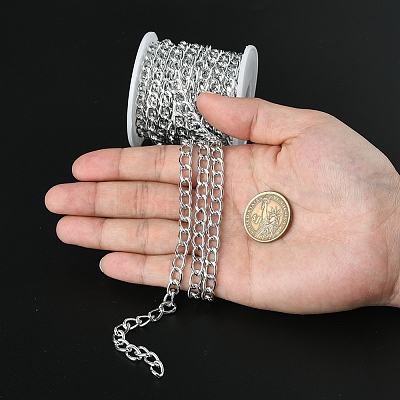 Aluminium Twisted Curb Chains CHA-YW0001-01S-1