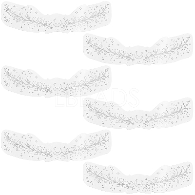 10Pcs Transfer Sticker Proof Removable Temporary Tattoos Stickers DIY-SP0003-65B-04-1