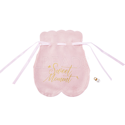 Velvet Jewelry Drawstring Gift Bags ABAG-CJC0003-02F-1
