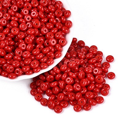 Opaque Colours Glass Seed Beads SEED-Q042-01A-D05-1