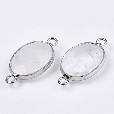 Natural Quartz Links/Connectors G-T131-102-33-1