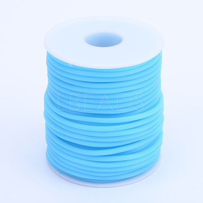 Hollow Pipe PVC Tubular Synthetic Rubber Cord RCOR-R007-3mm-05-1