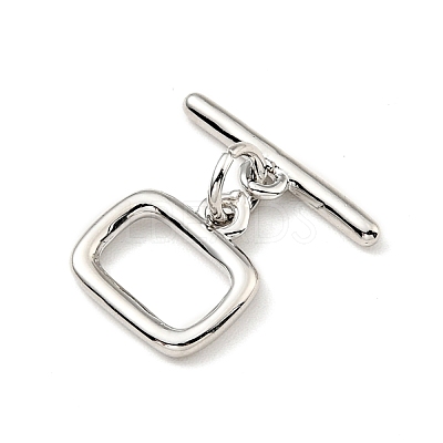 Brass Toggle Clasps KK-G416-67P-1