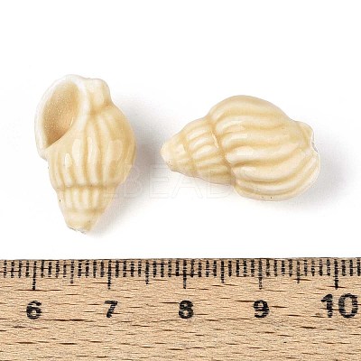 Handmade Printed Porcelain Beads Strand PORC-T133-01F-1