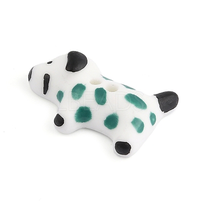 Dog Ceramic Buttons BUTT-I018-01A-01-1
