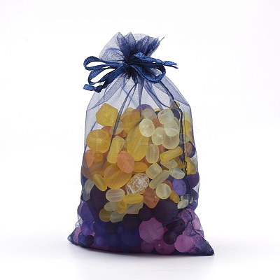 Organza Gift Bags with Drawstring OP-R016-9x12cm-21-1