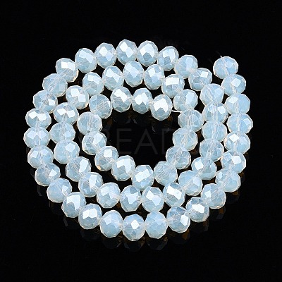 Electroplate Glass Beads Strands LS-EGLA-A044-J8mm-A06-1