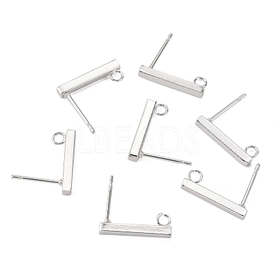 304 Stainless Steel Stud Earring Findings STAS-G224-21S-02-1