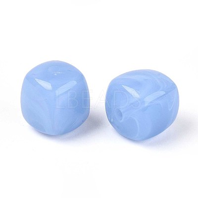 Opaque Acrylic Beads OACR-ZX006-33F-1