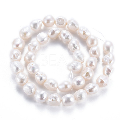 Natural Keshi Pearl Beads Strands PEAR-S020-C02-1
