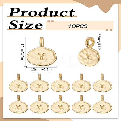 10Pcs Alloy Pendants FIND-LP0003-36Y-1