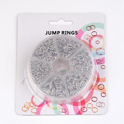 1 Box Open Jump Rings Brass Jump Rings KK-JP0008-P-NF-1