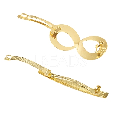 Brass Filigree Hair Barrette PHAR-SZ0001-01MG-1