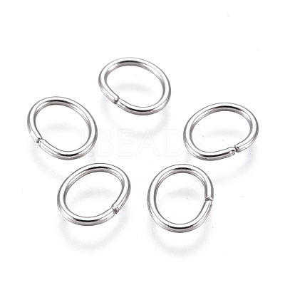 Tarnish Resistant 304 Stainless Steel Open Jump Rings STAS-F250-11P-L-1