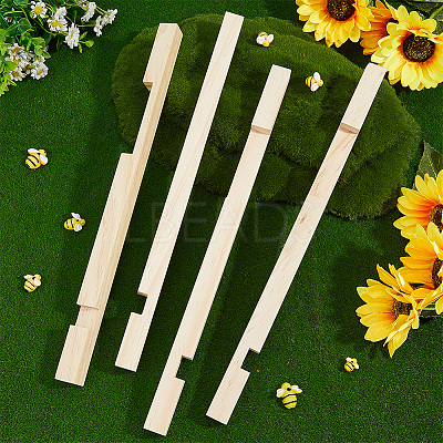 Wood Beeswax Entrance Protector for Beekeeping AJEW-WH0481-142-1