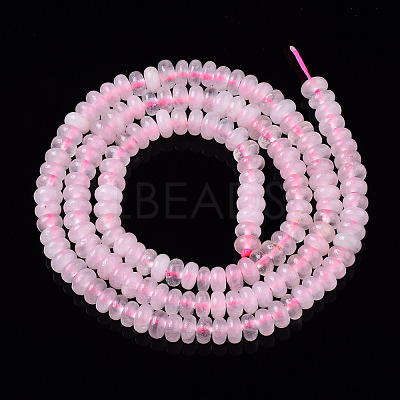 Natural Madagascar Rose Quartz Beads Strands G-S366-122-1