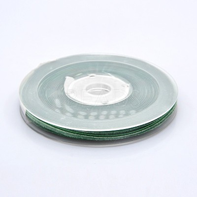 Polyester Velvet Ribbon for Gift Packing and Festival Decoration SRIB-M001-4mm-587-1