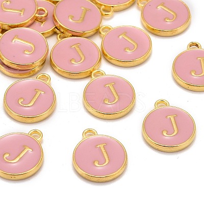 Golden Plated Alloy Enamel Charms LS-ENAM-S118-07J-1