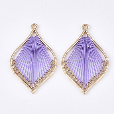 Cotton Thread Woven Pendants FIND-S306-03I-1