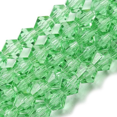 Transparent Glass Beads Strands EGLA-A039-T6mm-D24-1