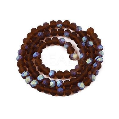 Transparent Glass Beads Strands EGLA-A044-T6mm-MB02-1