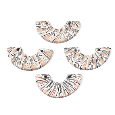 Handmade Polymer Clay Pendants CLAY-N010-028-B01-1