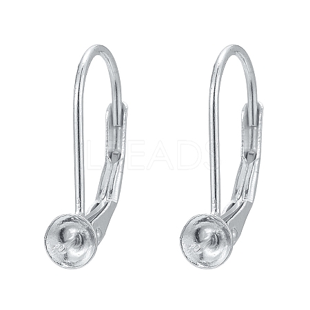 925 Sterling Silver Leverback Earring Findings - Lbeads.com