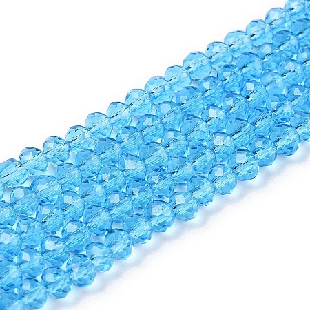 Glass Beads Strands EGLA-A044-T4mm-D08-1