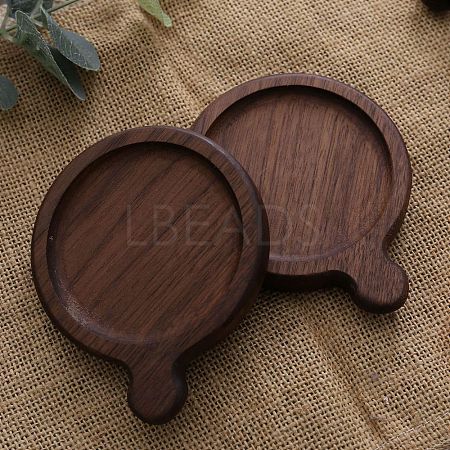 Black Walnut Wood Cup Mats PW23021041694-1