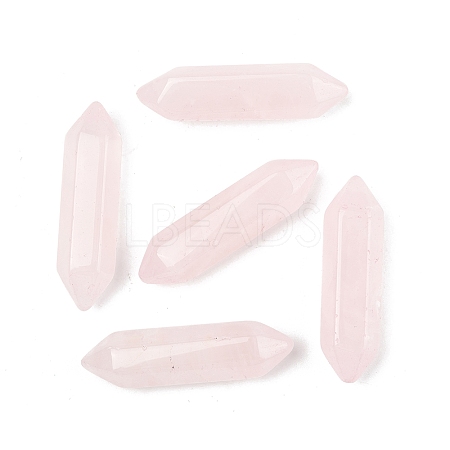 5Pcs Natural Rose Quartz Healing Stones G-FS0005-83D-1