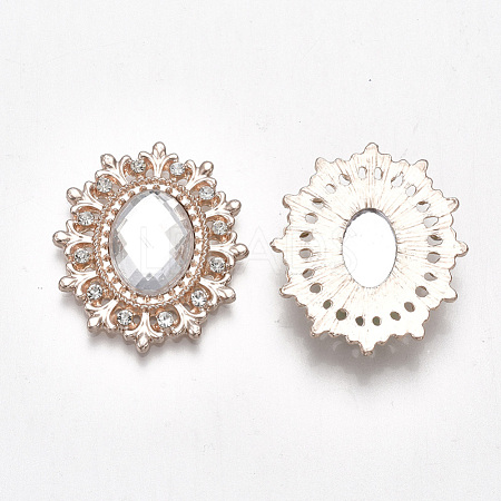 Alloy Cabochons PALLOY-T066-12P-1