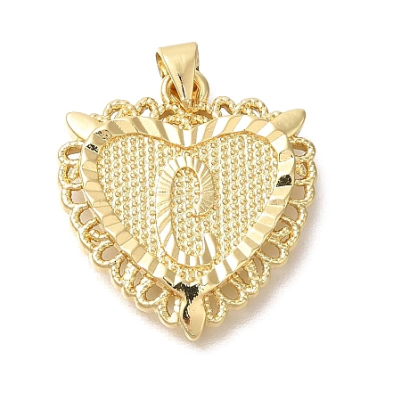 Rack Plating Brass Pendants KK-I722-09G-C-1