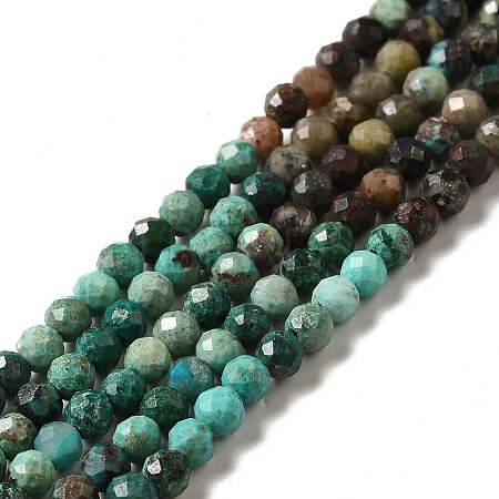 Natural Chrysocolla Beads Strands G-I341-12A-1